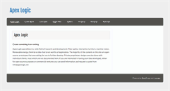 Desktop Screenshot of apexlogic.net